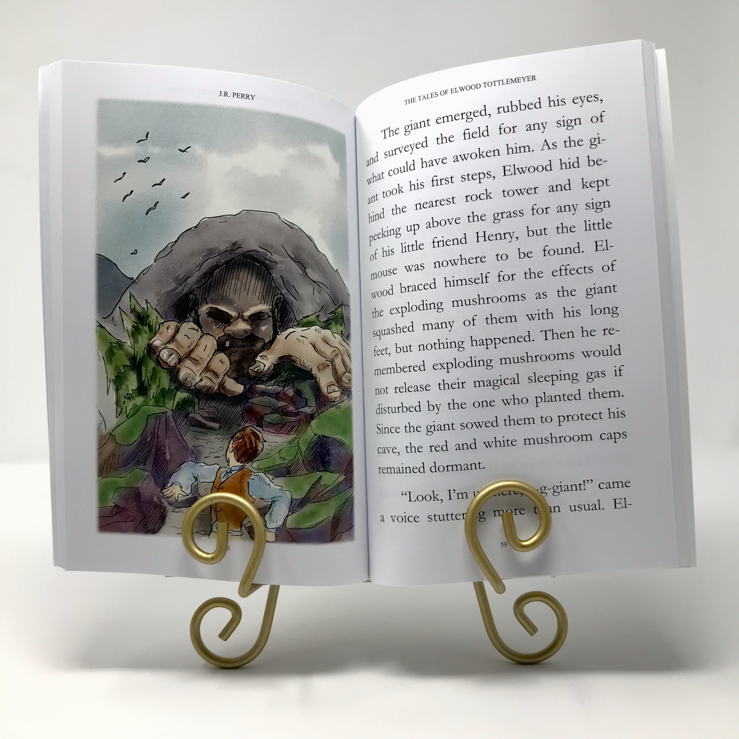 The Tales of Elwood Tottlemeyer by J.R. Perry | Author Signed, Gift-Wrapped Paperback Children's Illustrated Storybook