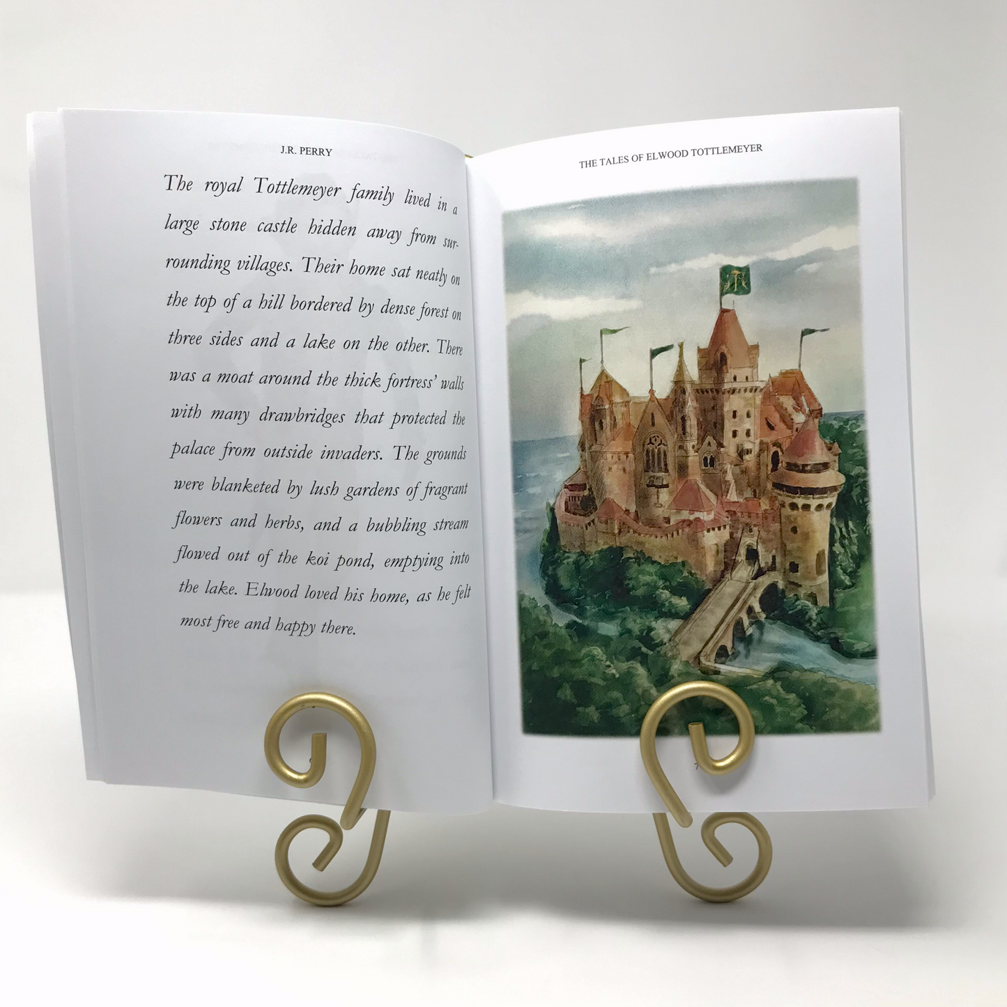 The Tales of Elwood Tottlemeyer by J.R. Perry | Author Signed, Gift-Wrapped Paperback Children's Illustrated Storybook